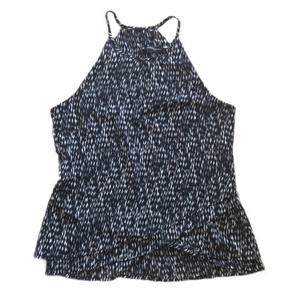 Banana Republic sheer halter top